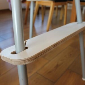 puidust reguleeritav jalatugi ikea antilop söötmistoolile