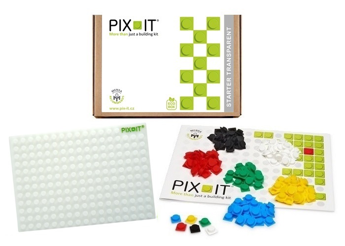 pix-it starter väike komplekt läbipaistva alusega