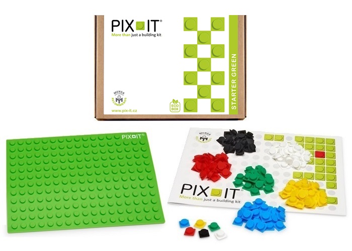 pix-it starter komplekt pehmest silikonist rohelise alusega