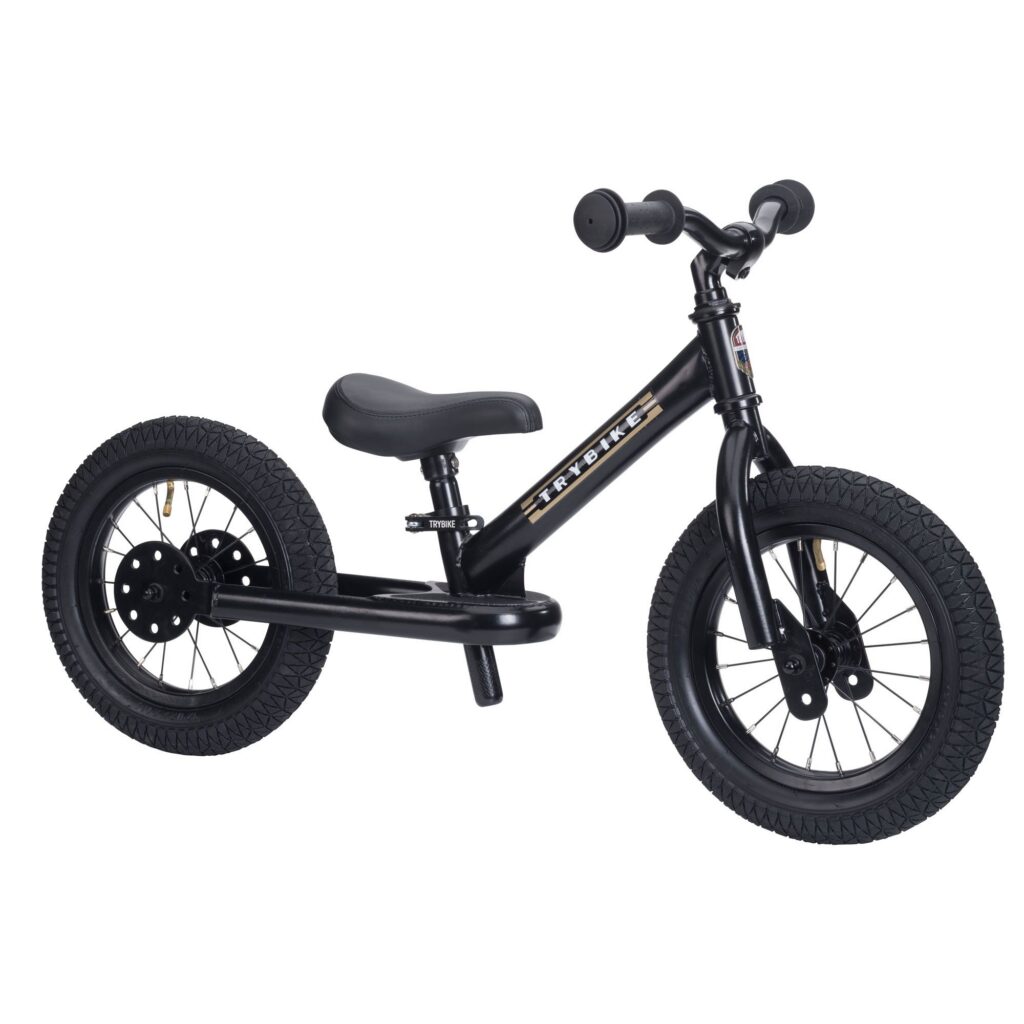 musta värvi laste jooksuratas teybike steel