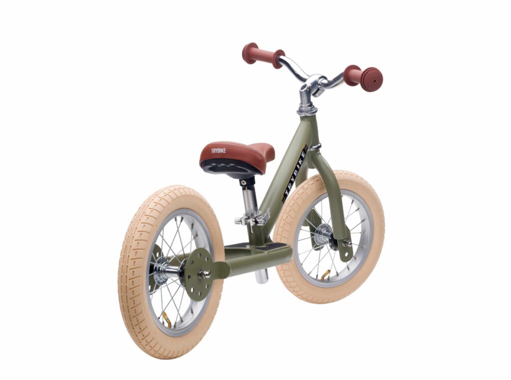 trybike rmatt roheline kaherattaline tasakaaluratas