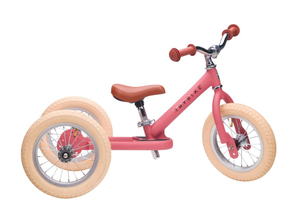 Trybike kolmerattaline jooksuratas matt roosa