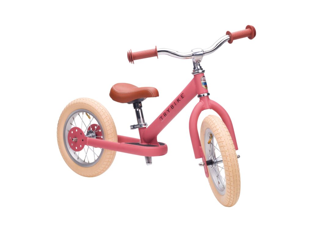 Trybike roosa jooksuratas matallraamiga