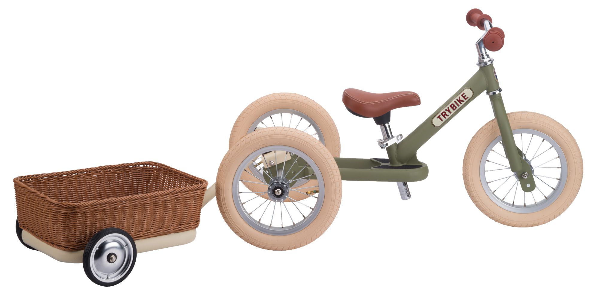 trybike jooksuratas ja trybike wagon järelkäru